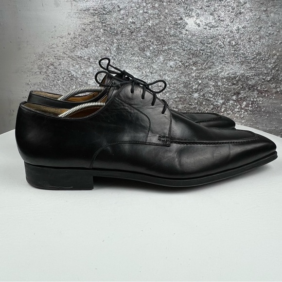 527 Magnanni PARDO derby Elegant Black Leather Men\'s Shoes 14 main image 5